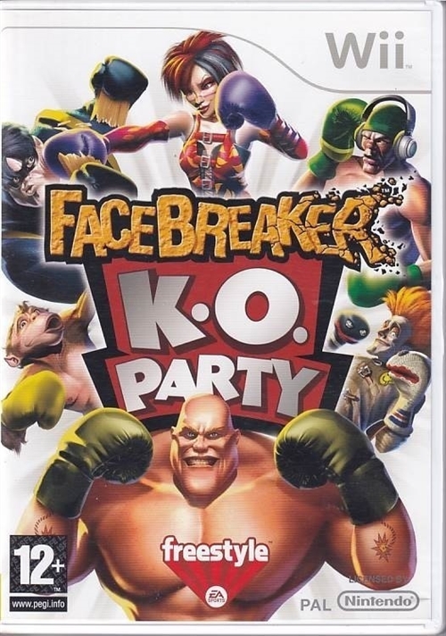 Facebreaker K.O. Party - Nintendo Wii (B Grade) (Genbrug)